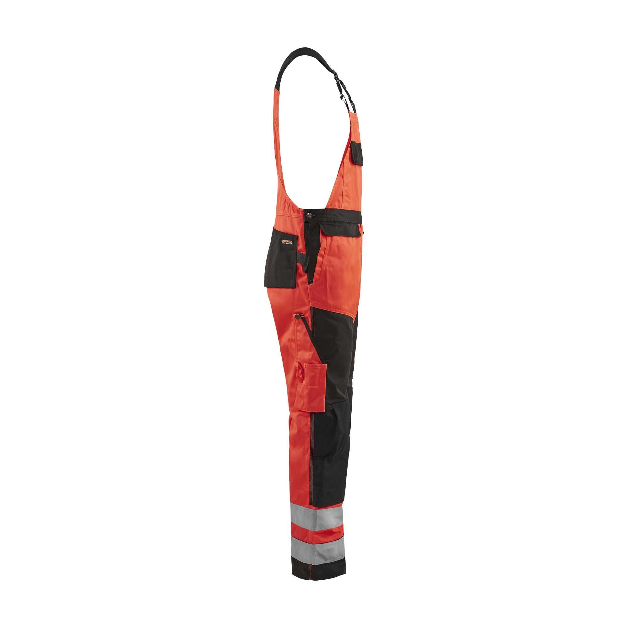 BLAKLADER 26601811 Hi Vis Bib trousers Hi Vis Reflective Work Bib Trousers Men - twill fabric